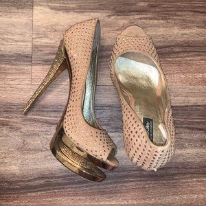 liGiny Studded sequin  Swarovski Heels
